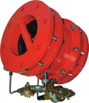 MODEL 850B-4 800 Series (Tubular Diaphragm Valve) Fire Relief Valve Low Head Loss One Spring for all Pressure Ranges between 30 and 200 PSIG Cast Steel Construction Pressure Excursions Do Not Exceed
