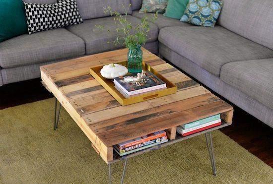 Pallet Pine Timber Coffee Table.