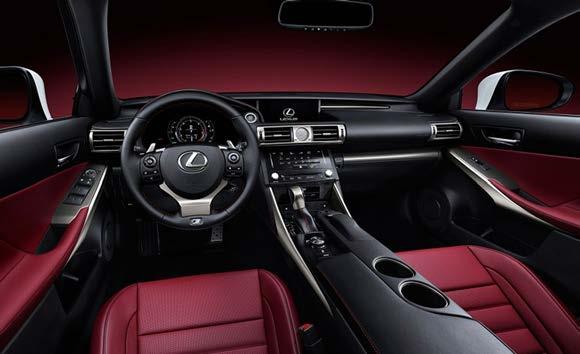 Lexus unveils the next-generation IS The interior is characterized by a sporty atmosphere with