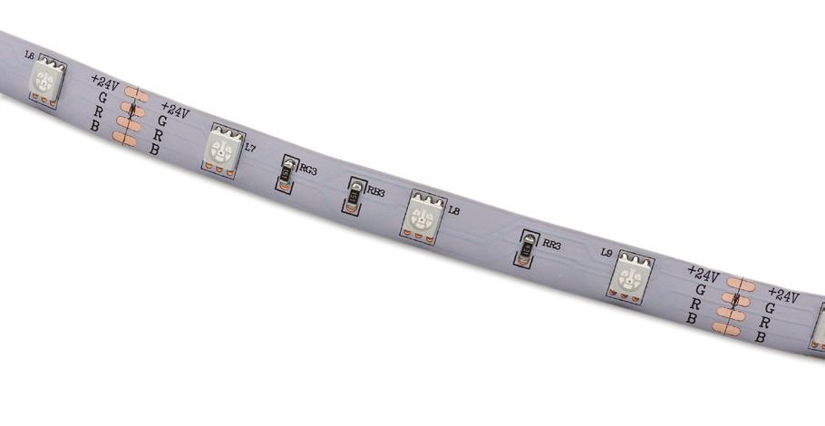 LED Strip Lights Options Recommended for decorative feature lighting Cuttable in 170mm increments Produces an array of dazzling effects with 20 different mode settings Alternates between all LED