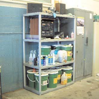 Before After reorganizing the work area utilizing a