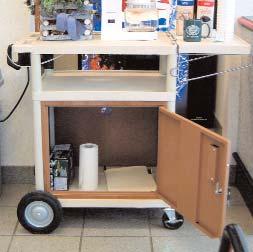 Comes complete with 2 casters, two with locking brake. The whiteboard measures 22 W x 34 H x 1 D.