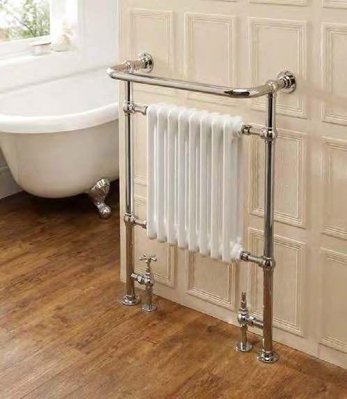Chalfont loor standing Chalfont Floor Standing 938 x 675 in Chrome Made in England 2 models Technical details & prices page 208 Chrome with Radiator Sections Antique Bronze with Ivory Radiator