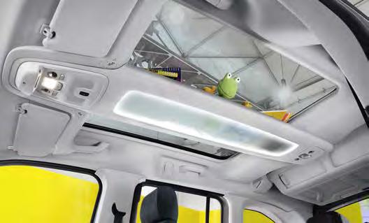 steering wheel.. Panoramic Roof with Overhead Storage : Sit back and enjoy a panoramic view of the sky.