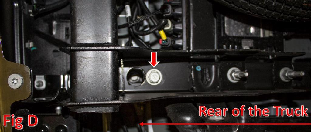 5. Remove the 13/16 Bolt directly next to each bed