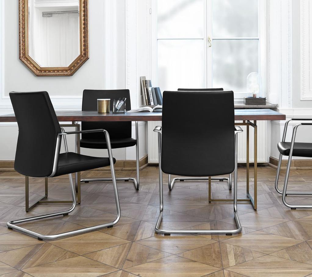 Distinctive With its relaxed elegance, the conference chair is ideal for use in state-of-the-art, stylish meeting