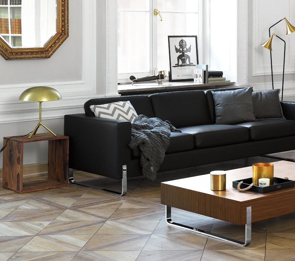 Classic lounge Sofas, armchairs and coffee tables complement the executive chair range.