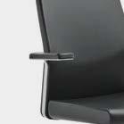 Base / frame colour Armrests Upholstery Type & colour SYMBOL CHROME * SATINE Polyurethane pad (PU)