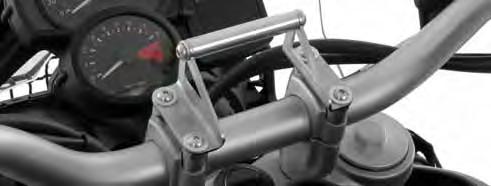 BMW F800 F700 650GS 393 GPS Handlebar Bracket Adapter BMW F800GS/ADV/F700GS/F650GS (Twin) The bracket adapter is simply fitted to the handlebar mounting clamps on