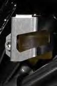 Made from laser-cut stainless steel, Touratech s brake fluid reservoir guard effectively prevents damage and undesired access to the reservoir lid, yet you can