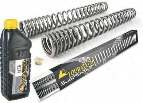 404 Progressive fork springs These progressive springs have been designed to match the BMW F800GS perfectly, offering a tremendous improvement in response and greater safety in extreme situations