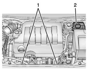 Cooling System The cooling system allows the engine to maintain the correct working temperature. 2.4L L4 Engine 1.