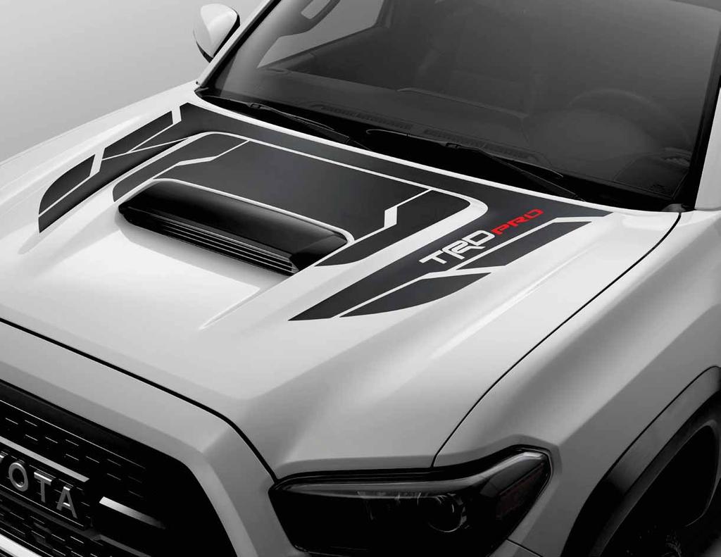 9 /10 TRD Pro Graphics Make a bold statement with TRD Pro Graphics that add an