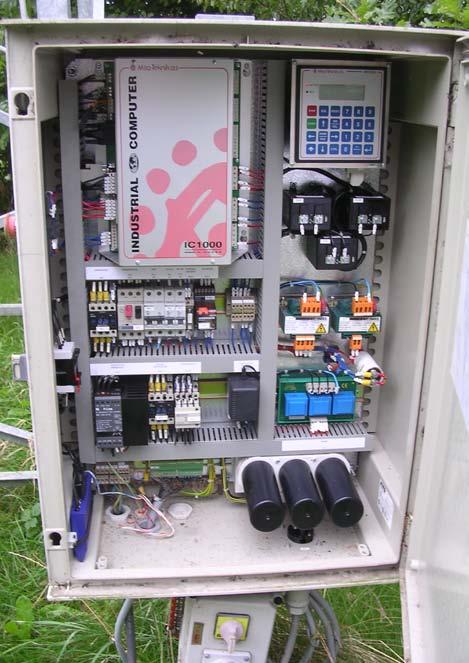Turbine Controller Manufactured by Mita-Teknik Monitors parameters like wind speed, vibration and temperature and performs emergency shut-downs when necessary