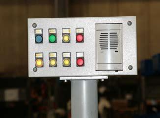 TOTALREX The pushbutton panel also has normal controls to reach the desired floor as