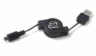 AUDIO RETRACTABLE MICRO USB CABLE Charge your Adroid phoe ad stream music to your vehicle s audio system.