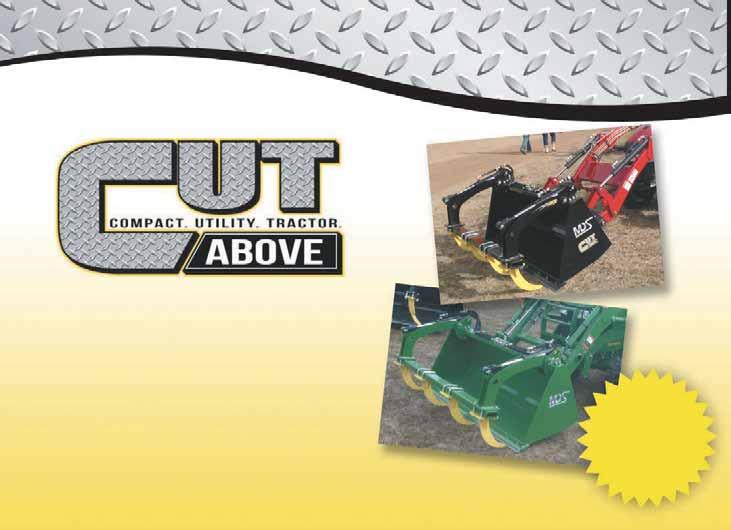INTRODUCING The all new MDS C.U.T. Bucket/Grapple With or without grapple 3 year