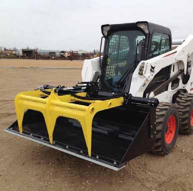 Bolt-On Heavy Duty Grapple For Your Skid Steer Bucket!