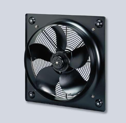 All models include a steel finger guard as standard mounted to the inlet side of the fan.