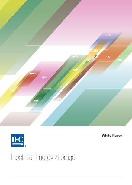 Storage Terms For those who are interested in storage, I recommend to read the white paper of IEC on EES (only 78 pages in English and font 8 - ) There are many (up to 17) different applications
