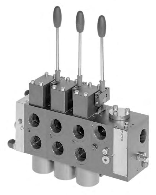Proportional directional spool valve type PSL, PSM, and PSV according to the Load-Sensing principle size 5 (valve bank design) 1.