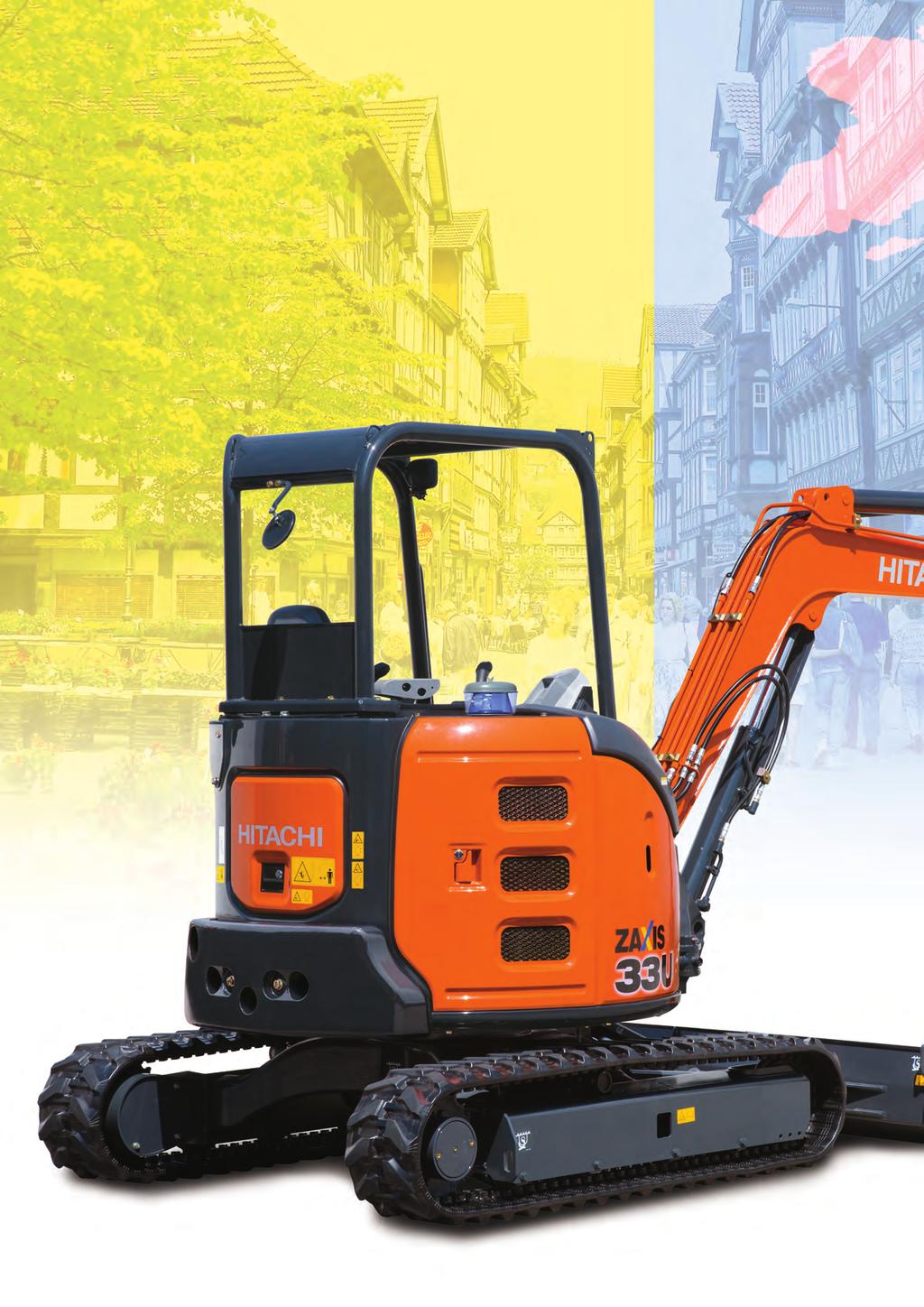 Trustworthy and User-Friendly New Compact Excavators The new series of Hitachi compact excavators has evolved even