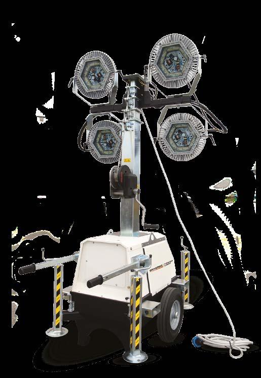Available also in ATEX version (Div. II Class 2). Linktower MH Linktower LED Linktower ATEX TECHNICAL DATA Lifting system - Manual Manual Manual Min. dim.