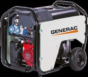 OPTIONAL GENERATORS The MM6 can be provided with a portable power generator of your