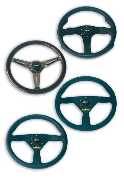 STEERING WHEELS We have a range of quality, stylish steering wheels from MOMO, RAID, SPARCO and MOUNTNEY for all Defender applications together