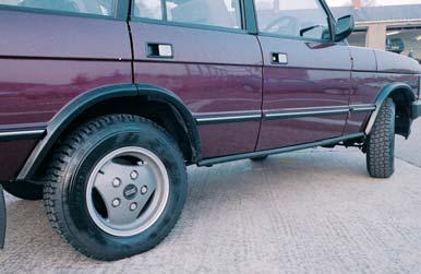 ARCH EXTENSIONS Fibreglass Wheel Arch Extensions to allow larger wheel and tyre fitments for more effective offroad