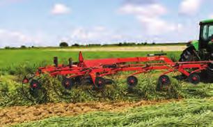 These wheel rakes offer standard v-type raking and single-side raking to best fi t your specifi c crop and fi eld conditions.