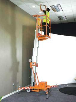 PERSONNEL LIFTS Designed for contractors and facilities maintenance professionals, Snorkel Personnel Lifts are lightweight, lowcost, portable work platforms for interior use.