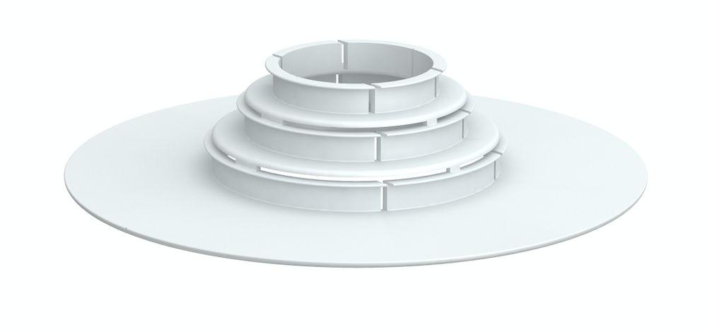 Corrosion resistant combi dome hood, made of PE, for FX2 50/75/100 arms is designed to capture capture low energy and aggreesive contaminants.