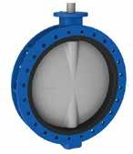 water. For use with waste water. For use with water. Fully lugged design. Loose replaceable liner. Low torque operation. Streamlined disc shape. ISO top flange as standard.