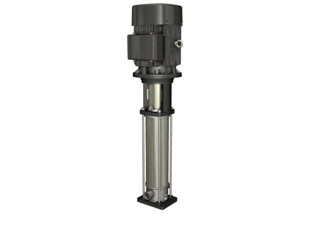 Position Qty. Description 1 CRN 15-12 A-P-G-E-HQQE Product No.: 9651956 Vertical, non-self-priming, multistage, in-line, centrifugal pump for installation in pipe systems and mounting on a foundation.