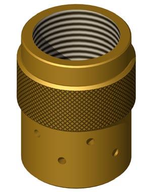 Discharge Nozzle FM-200 is distributed within the protected area by the discharge nozzle which is sized to ensure the correct flow of agent for the risk Nozzles are available with seven or eight