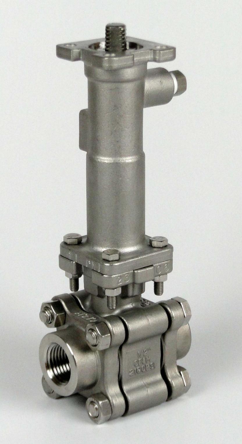 Item 5D-RYOGENI 3-P ryogenic Ball Valve LASS 600/ 00/ 260WOG/ PN 0 SIZE: /2"-" SPEIFIATION * MSS SP-, 2006 cryogenic standard * Suitable for -6 working condition * Body & end caps quality investment