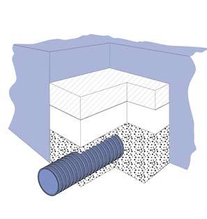 2m; under roads): MINIMUM below pipe base ( iagram ) 20 grade concrete (iagram ) Incorporate flexible joints through concrete surround at mouth of pipe sockets Polysewer and Ridgisewer Gravity Sewer