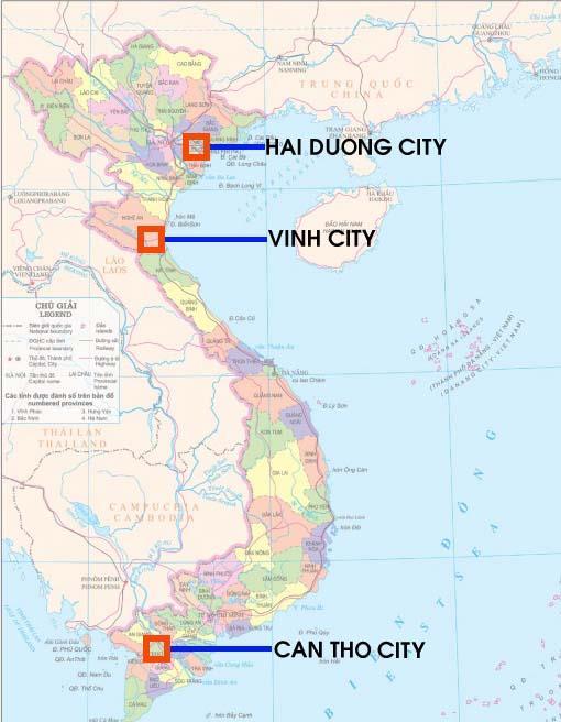 Background Can Tho, Vietnam 1,240,000 inhabitants 205,000 households 1 m3 of septage per