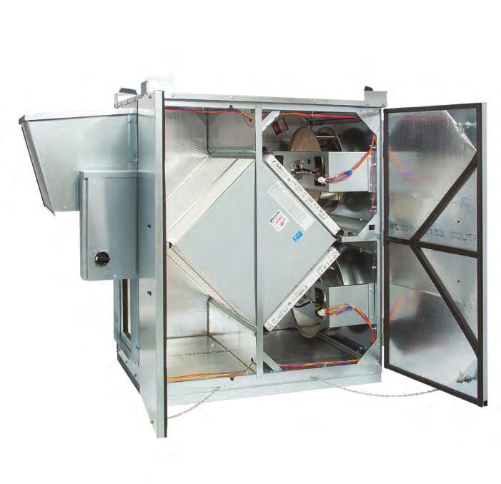 INTRODUCING HE 1.5X The newest addition to RenewAire s broad line of Energy Recovery Ventilators.