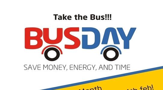 Popularising Public Transport Bus Day is being observed