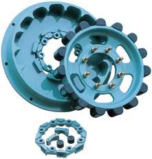 5, 14 FLYWHEEL PARTS LIST DUAL STAGE RUBBER BLOCKS absorb the impacts & noises occurred from connecting parts.