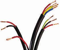 Flexible Wires L&T Flexible wires are made of bright, plain multistranded annealed copper, as per Class 5 of IS : 8 8 with PVC insulation.