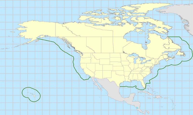 Where Do These New Rules Apply? The ECA extends up to 200 nautical miles from the U.S. and Canadian coasts, but does not extend into marine areas subject to the sovereignty or jurisdiction of Mexico.