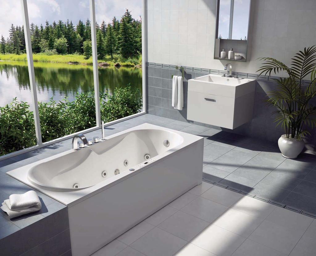 Havana Deluxe Dimensions: 170x80 cm Water capacity: 185 l massage: water, back, air control: electronic additional: light, heater, faucet,