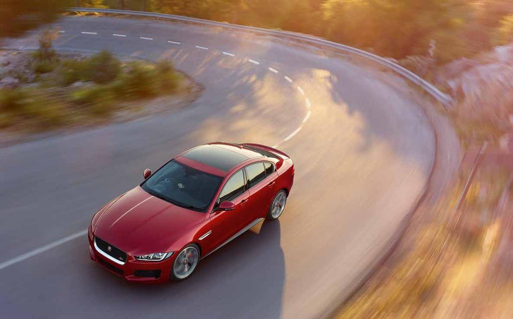 TORQUE VECTORING BY BRAKING INCREASED STEERING PERFORMANCE IMPROVED CORNERING CAPABILITY XE s Torque Vectoring by Braking maximises control through the tightest corners.