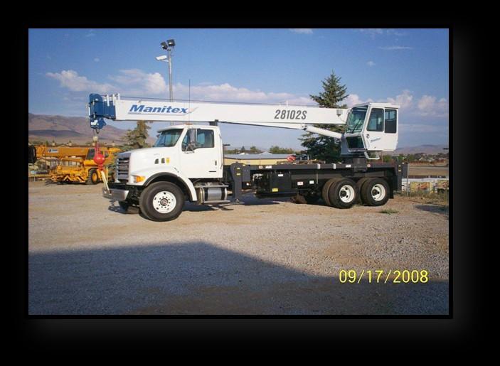 (Monthly payment quote is based on a 60 month loan term with 10% down payment) Original Truck Mileage N/A Original Crane Hours N/A GVRW Front 20,000 GVRW Back 40,000 Total GVRW 60,000 Boom Length