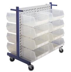 trolleys kits x 500W x 1100L Tidy Trolley Complete with 16 Linbins ONLY 442 DIRECT1100H ORDER VTCPK1 Linbins: 16 of No.