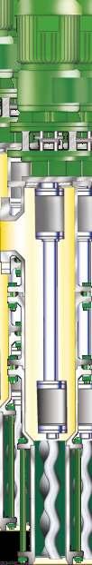 Roto also offers pump with equal walled stators which are very compact