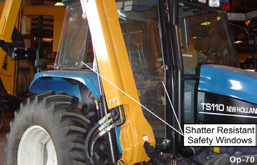Tractor Requirements and Capabilities Certified approved Roll-Over Protective Structure (ROPS) or ROPS cab and seat belt. Operator Protection.